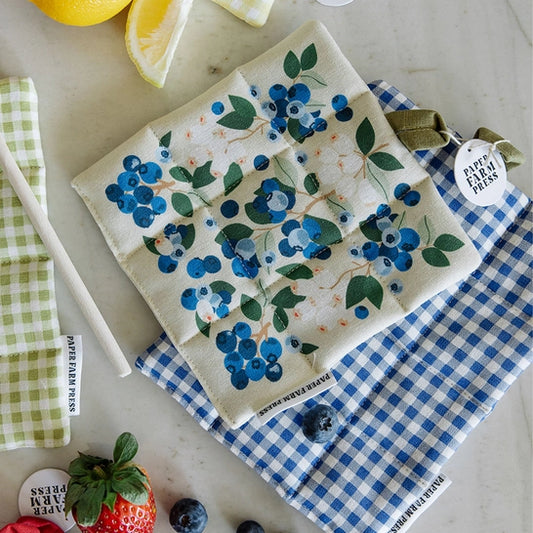 Blue Potholder set