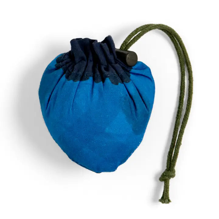 Blue Gingham Market Tote