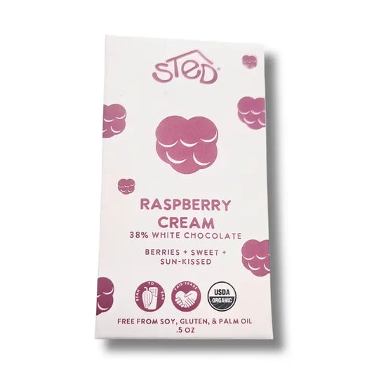 Raspberry Cream White Chocolate Bar
